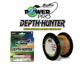 New PowerPro Depth-Hunter Multi-Colored Braided Fishing Line
